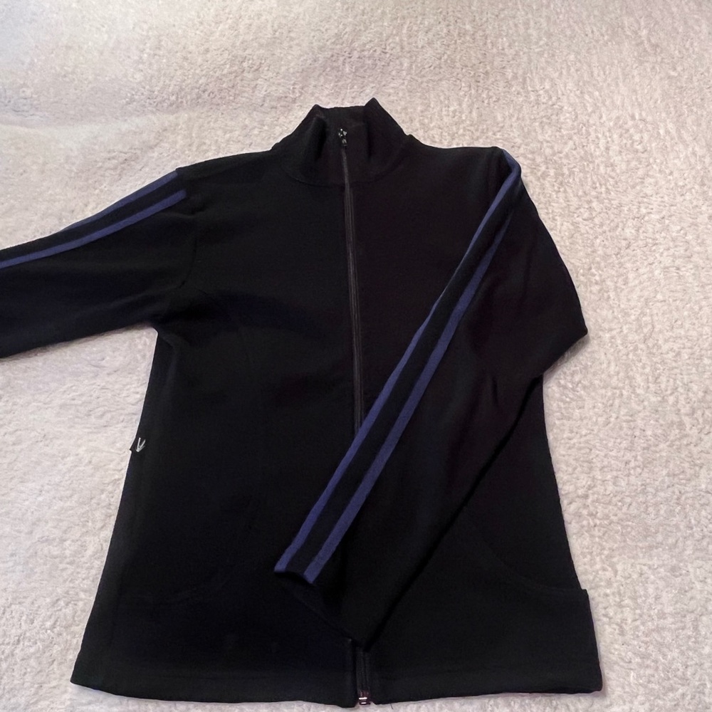 Black Merino Wool Cardigan, Made in New Zealand